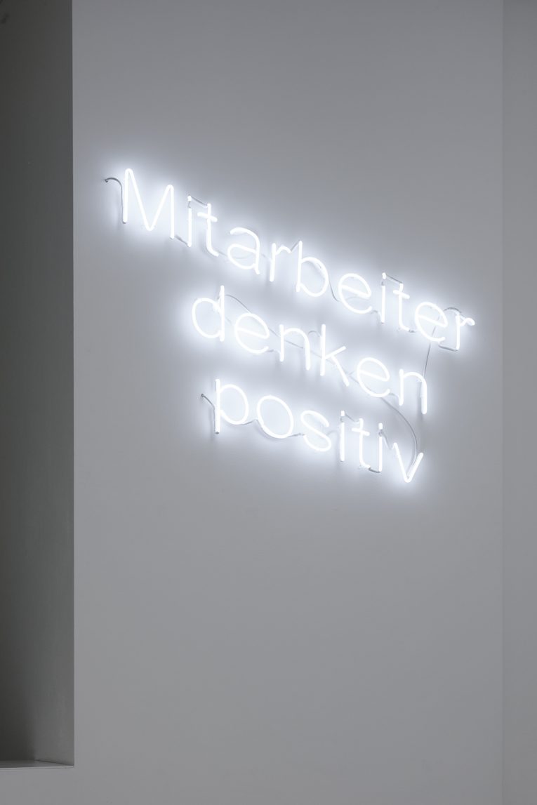 Delphine Reist @ Pasquart Kunsthaus, Biel  Employees think positively