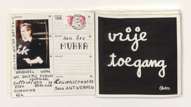Ben Vautier @ M HKA Archive Presentation: Mail Art & In Vitro 